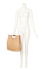 Tortoise shell handle bag by Chanel on mannequin @ Recess LA