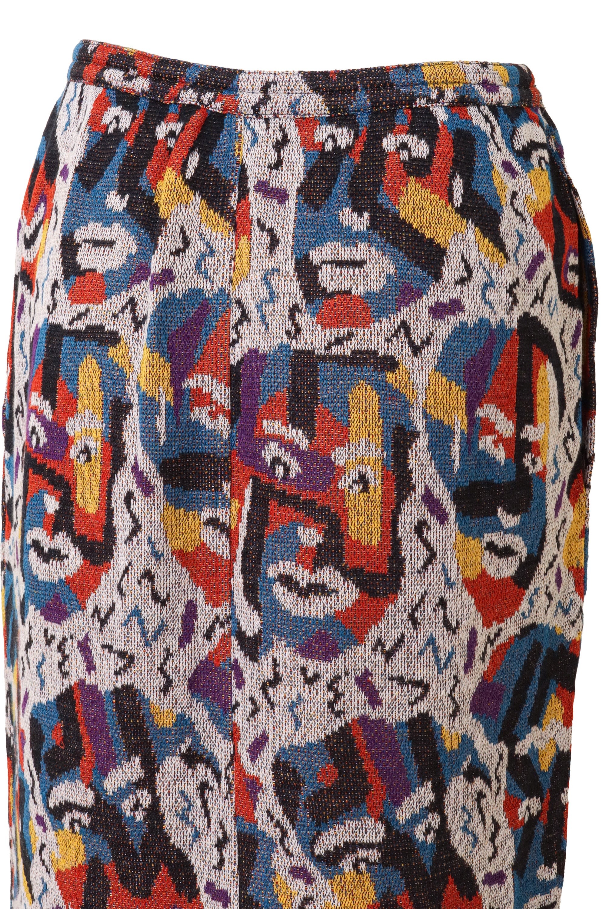 Mask Print Skirt by Missoni closeup @ Recess LA