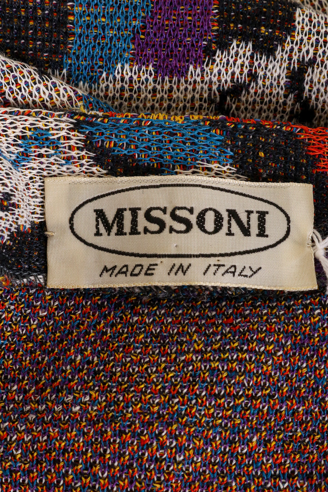 Mask Print Sweater by Missoni label @ Recess LA
