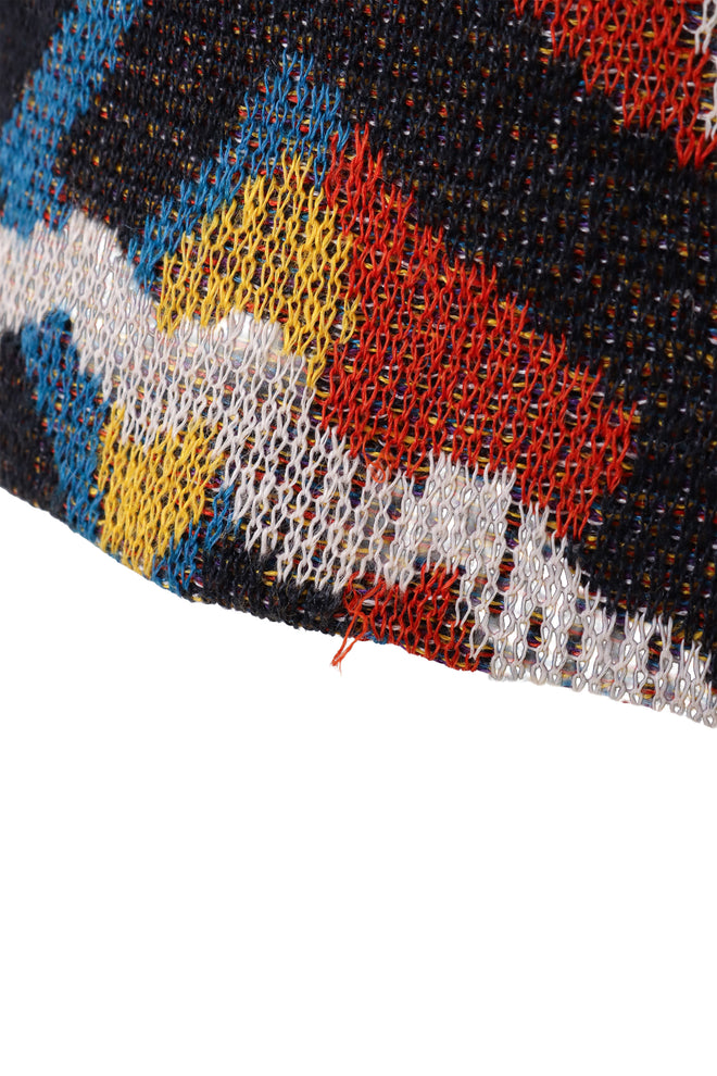 Mask Print Sweater by Missoni fabric snag on bottom  @ Recess LA