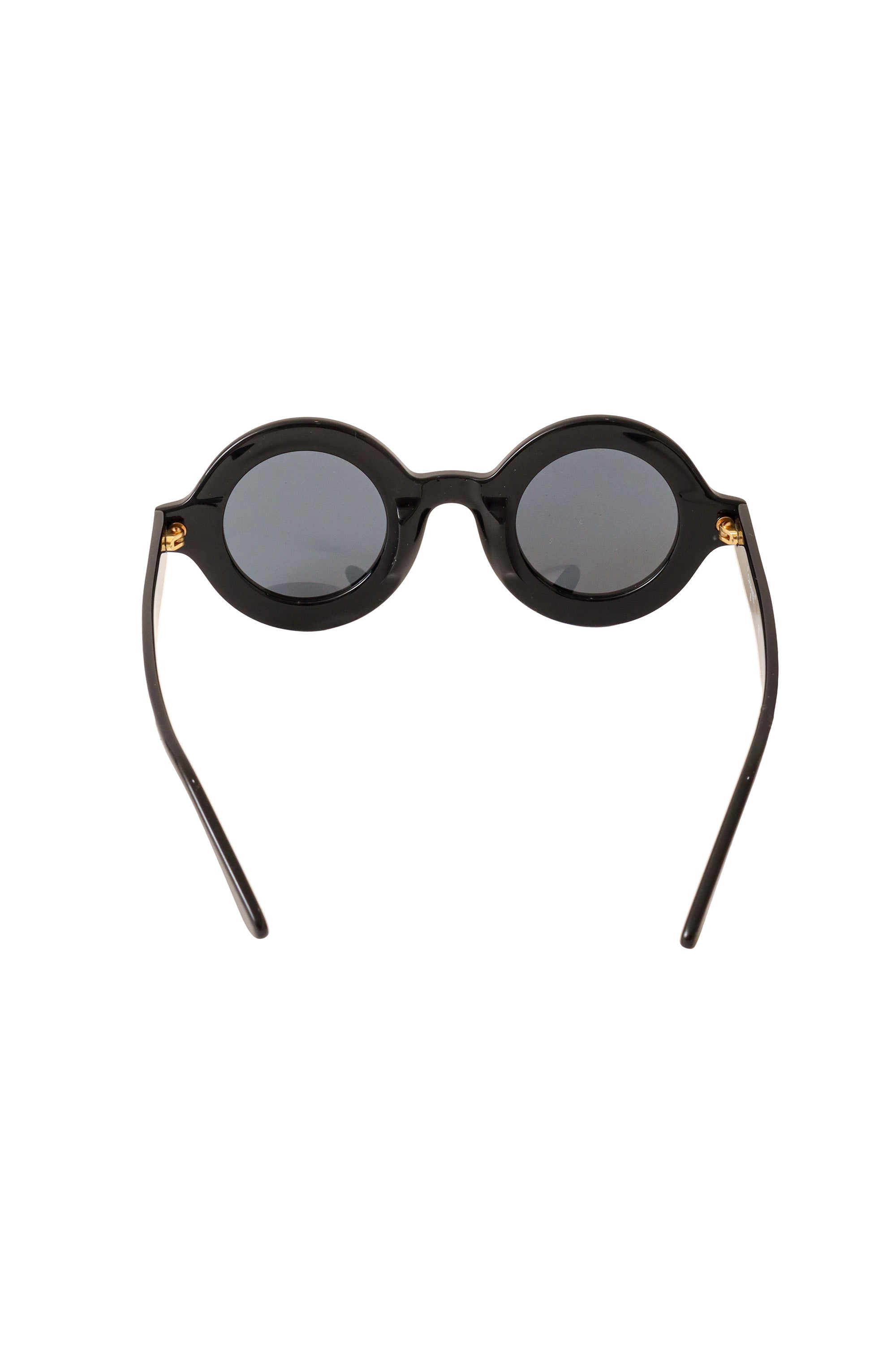 Round logo sunglasses by Chanel inside lenses @ Recess LA