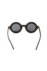 Round logo sunglasses by Chanel inside lenses @ Recess LA