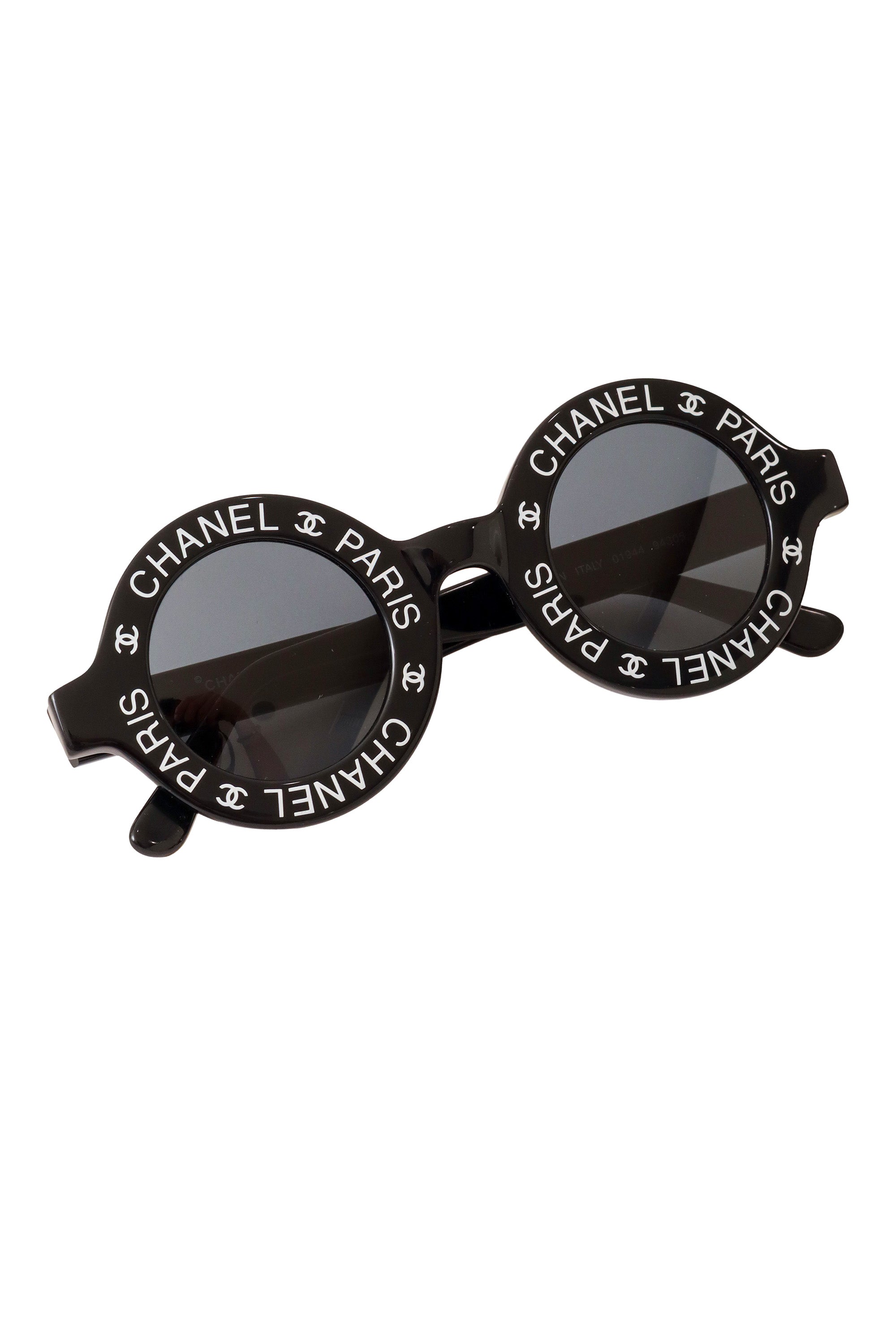 Round logo sunglasses by Chanel @ Recess LA