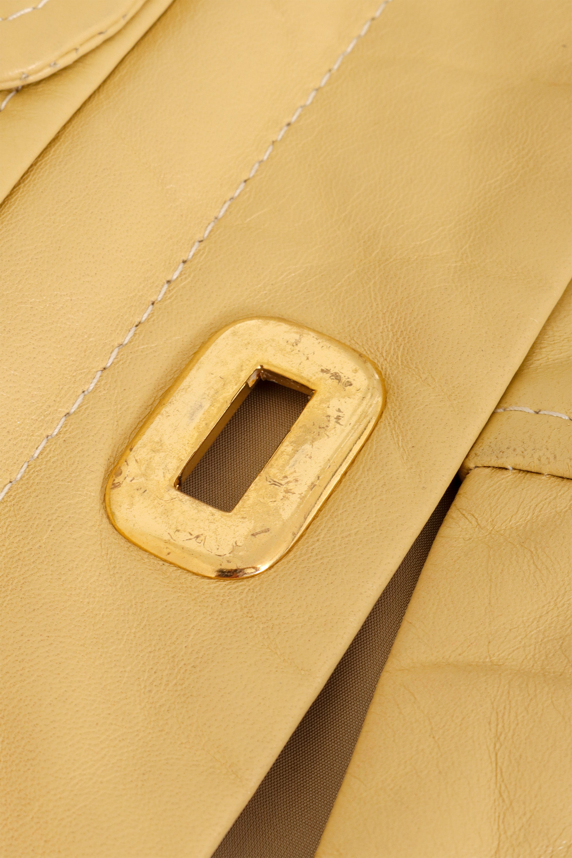 Leather Cropped Jacket by North Beach scuffing on buckles @ Recess LA