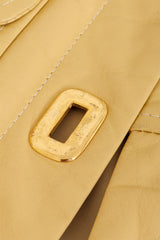 Leather Cropped Jacket by North Beach scuffing on buckles @ Recess LA