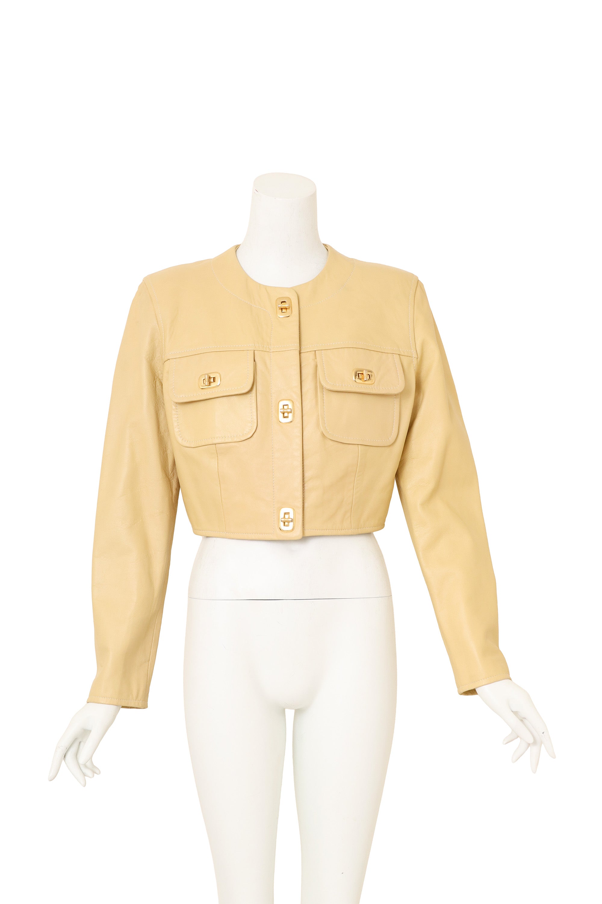 Leather Cropped Jacket by North Beach @ Recess LA
