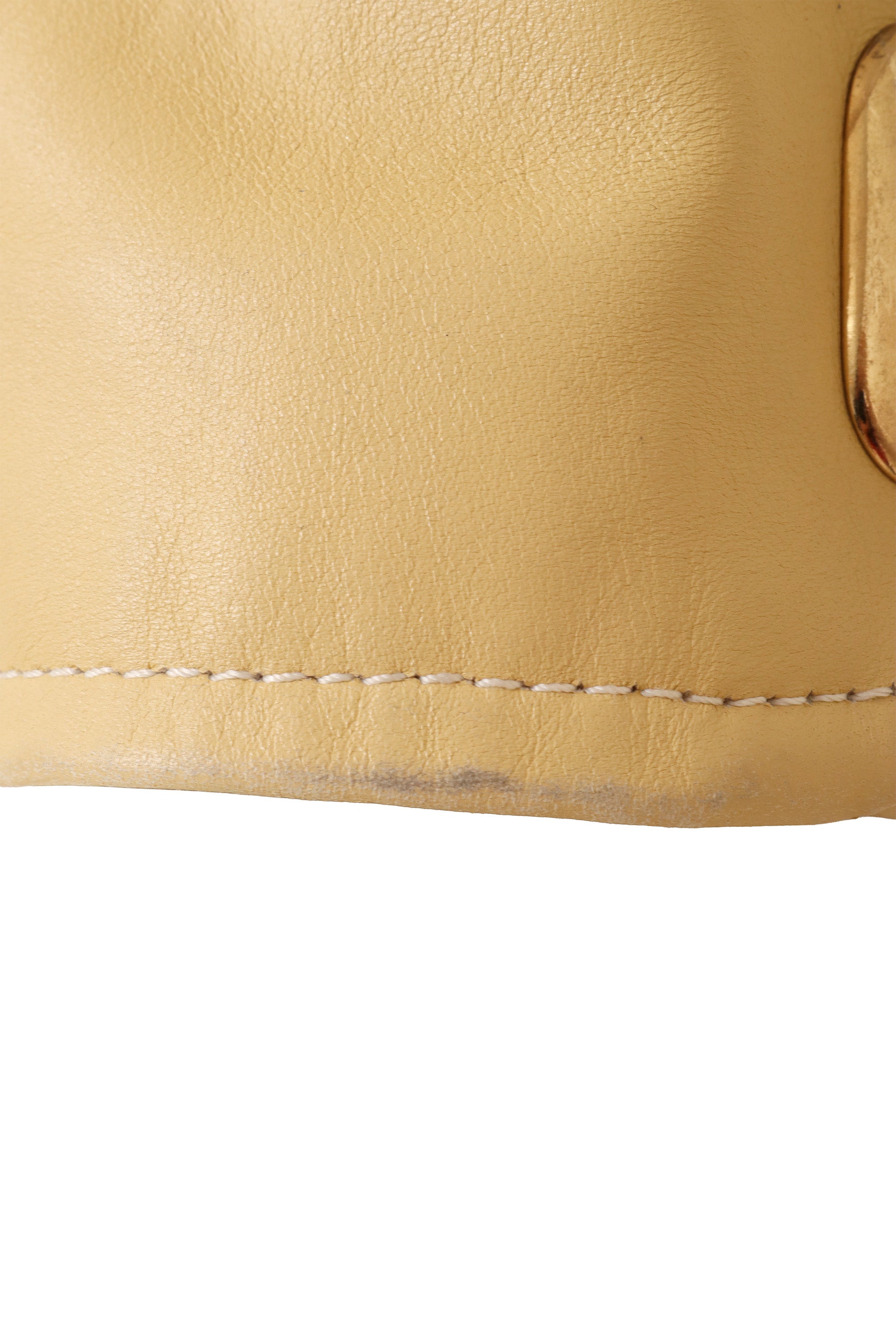 Leather Cropped Jacket by North Beach scuffing on bottom @ Recess LA