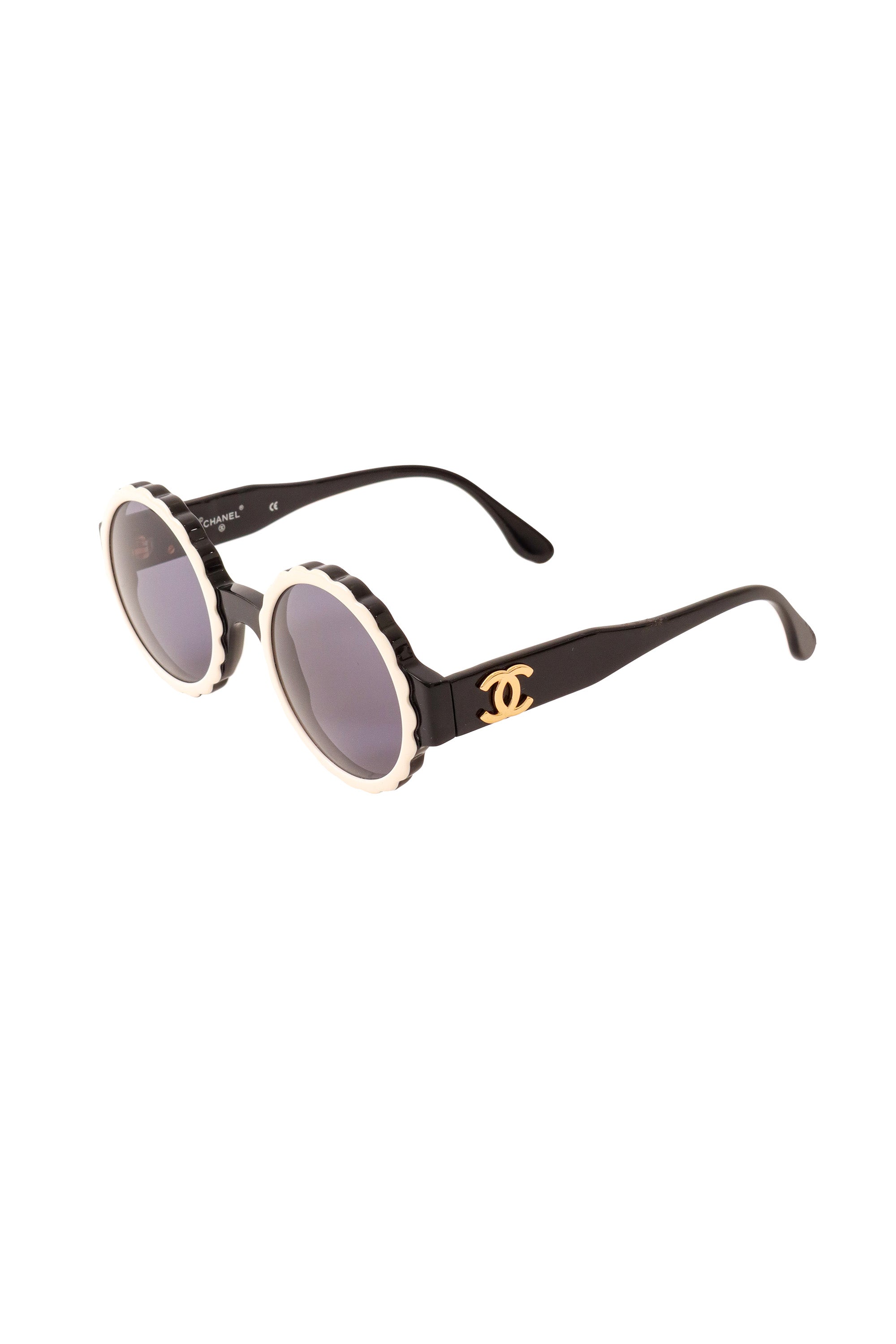 scalloped sunglasses by Chanel side @ Recess LA