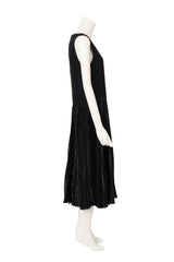 Vintage Comme des Garcons Pleated Dropwaist Dress on mannequin side @ Recess LA