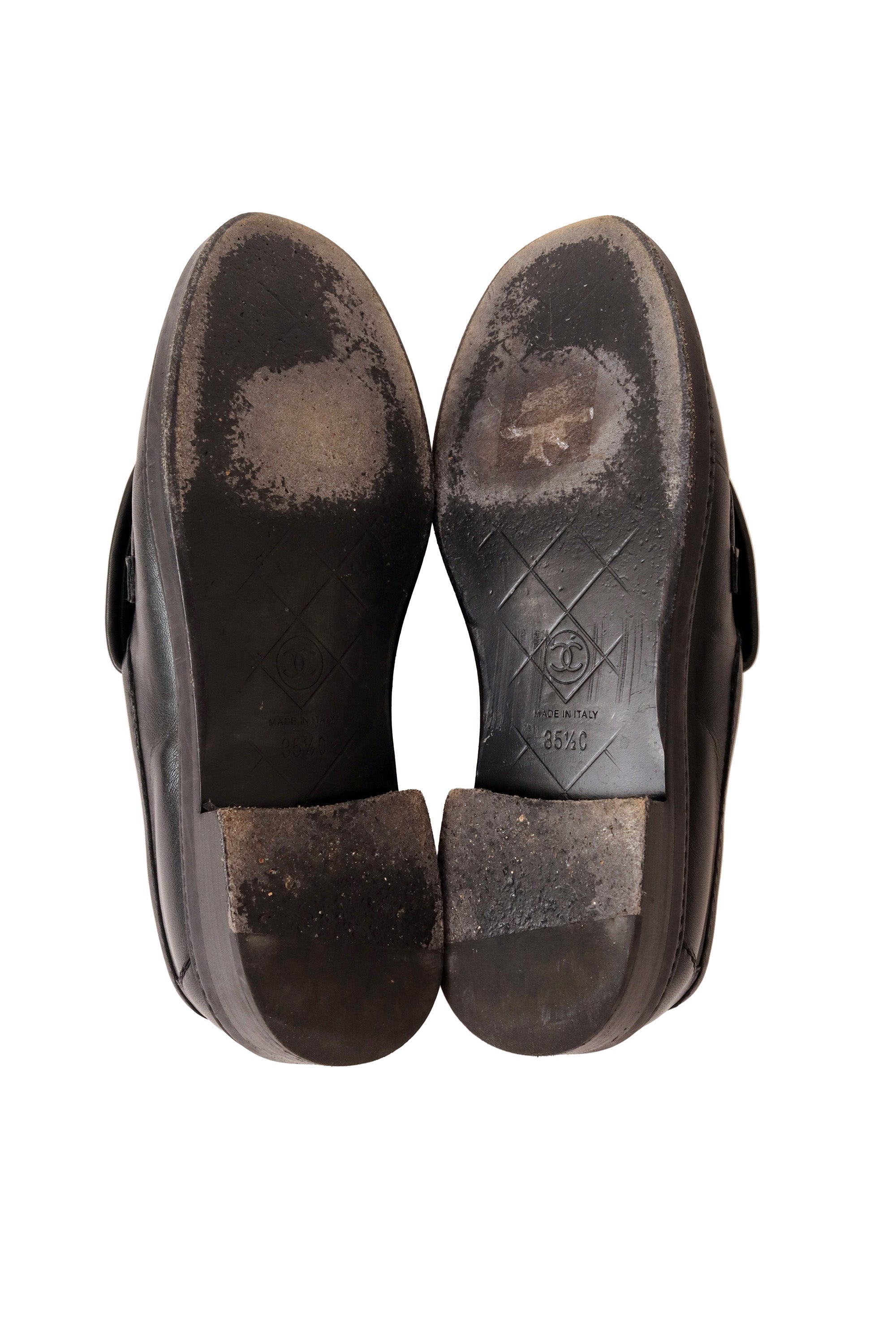 leather loafers by Chanel soles @ Recess LA
