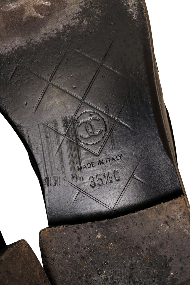 leather loafers by Chanel stamp @ Recess LA