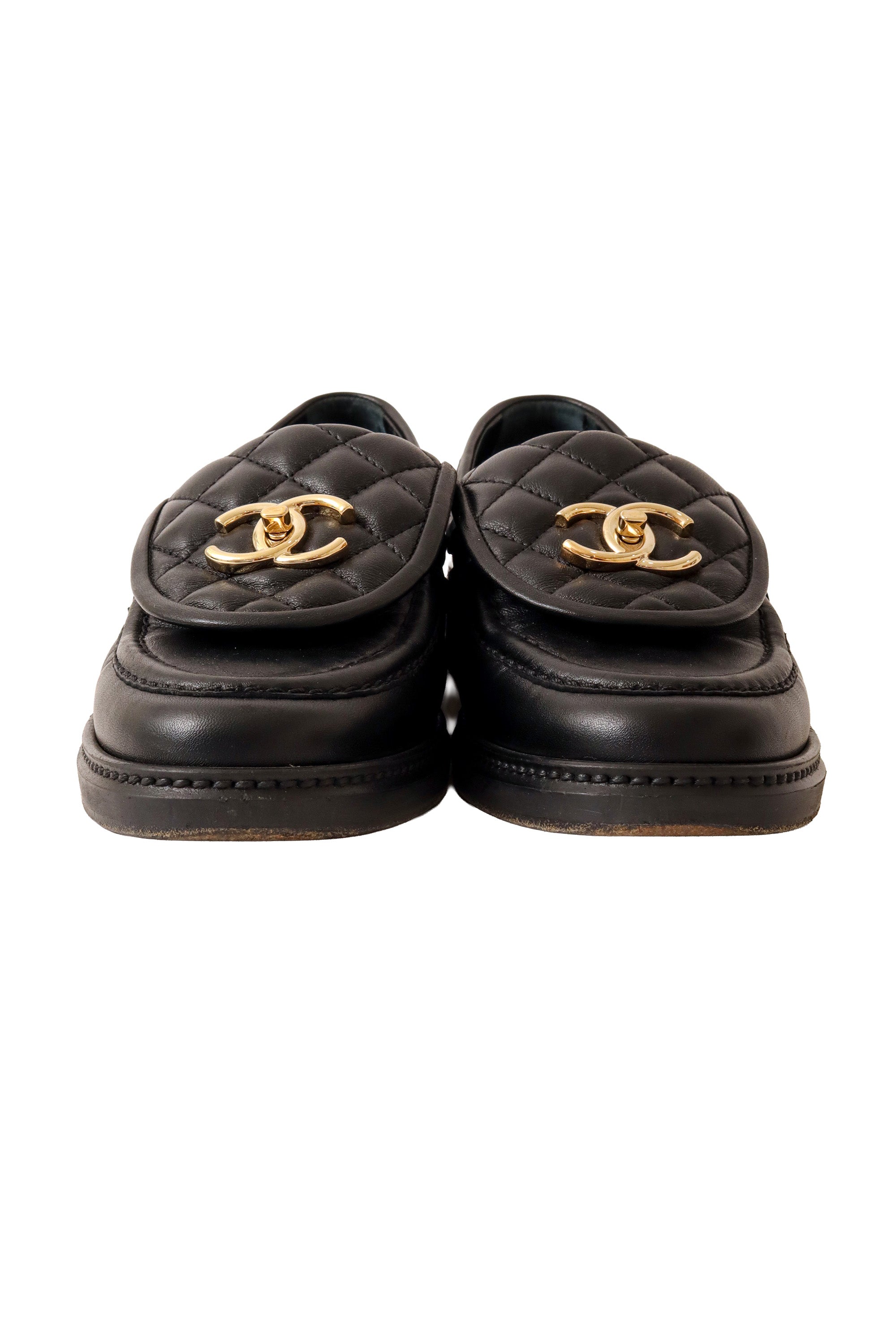 leather loafers by Chanel toes @ Recess LA