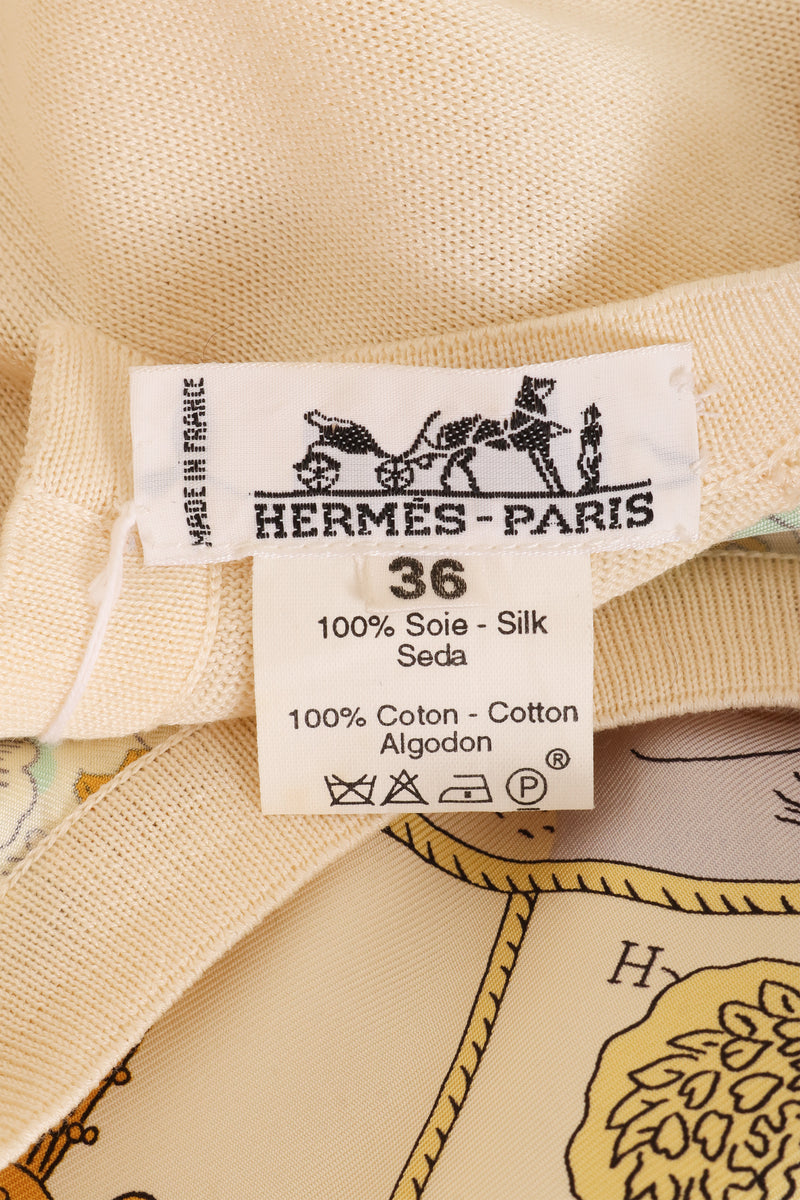 トップス HERMES ds knit Vintage Hermés 