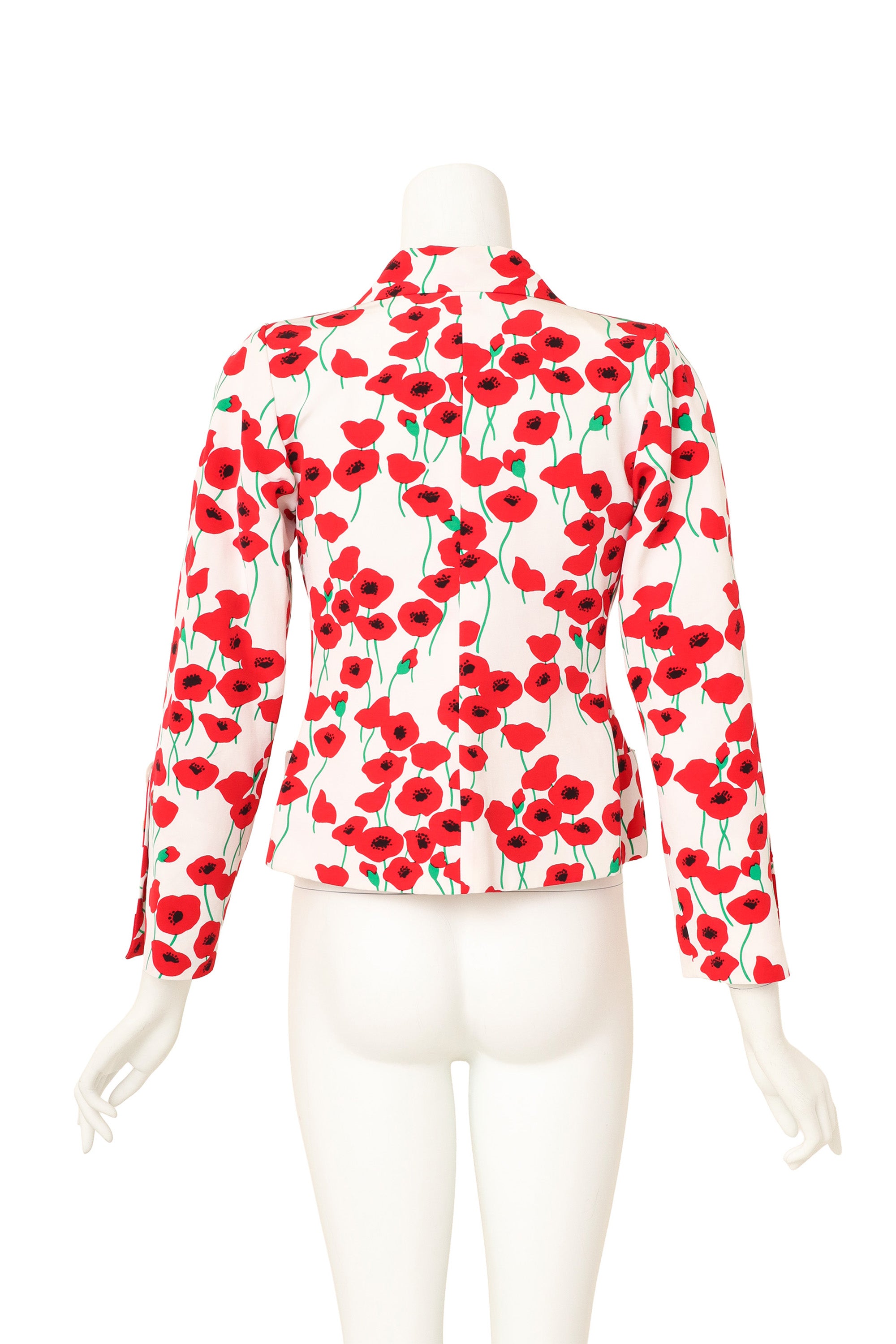 poppy blazer by Yves Saint Laurent on mannequin back @ Recess LA