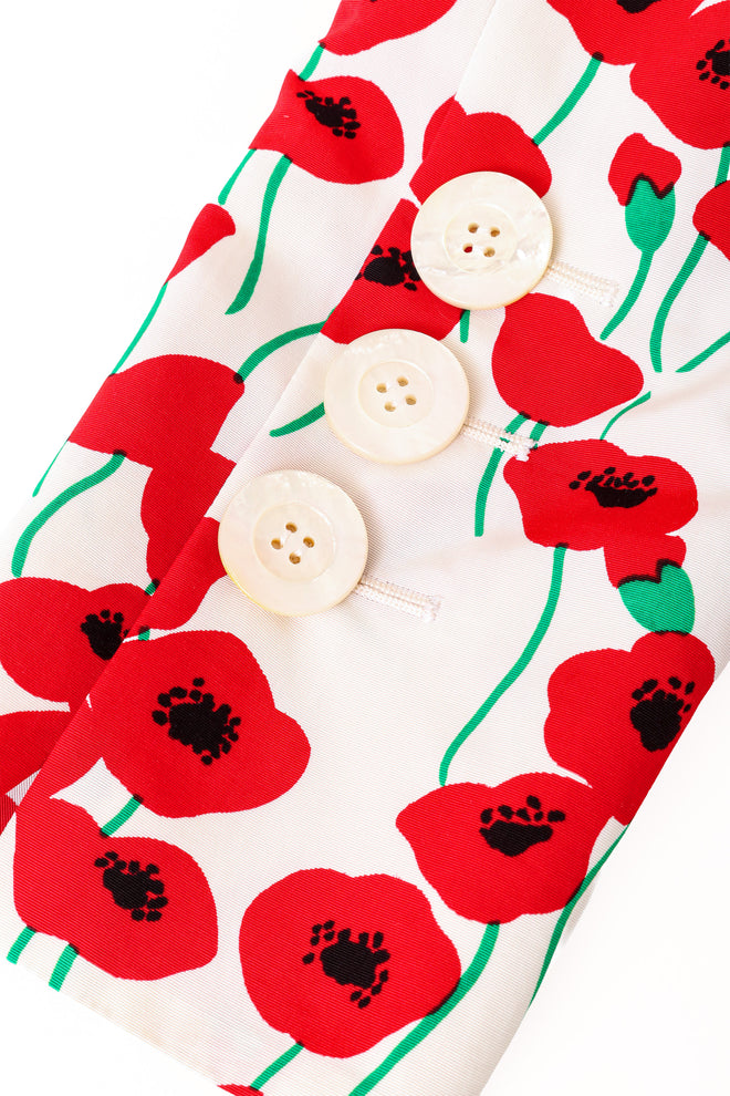 poppy blazer by Yves Saint Laurent sleeve @ Recess LA