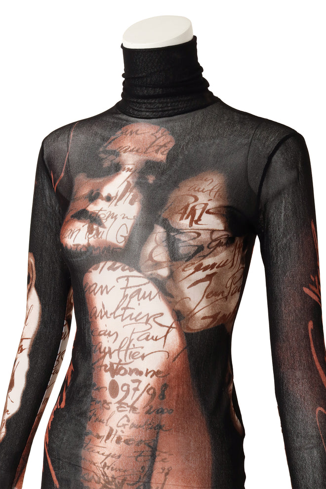 mesh top by Jean Paul Gaultier on mannequin close @ Recess LA