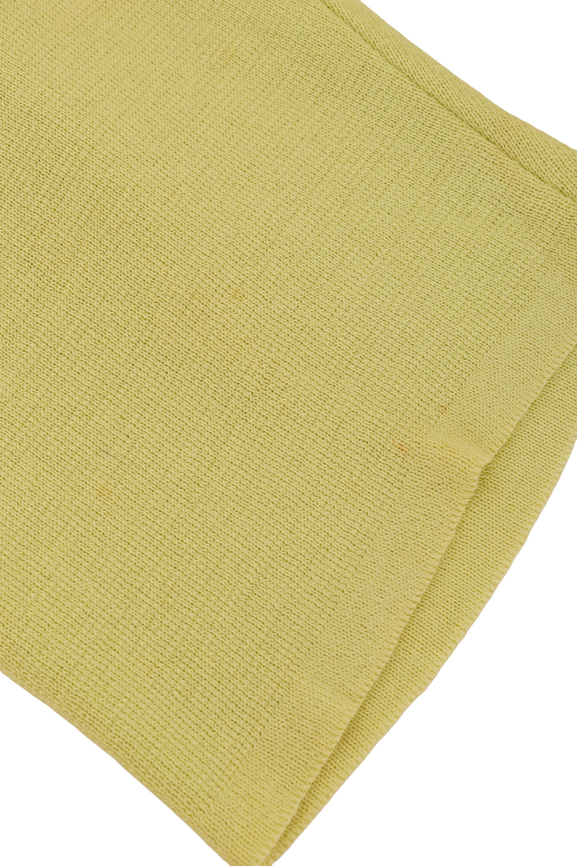 Vintage Hermes Ribbon Silk Knit Polo Top sleeve marks @ Recess LA