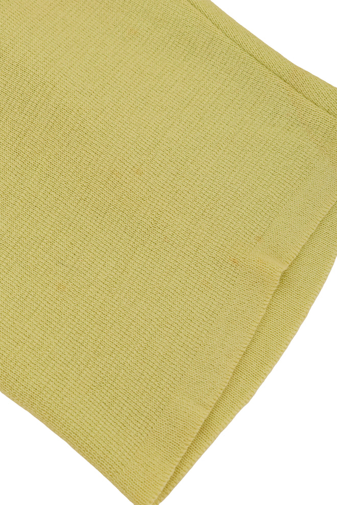 Vintage Hermes Ribbon Silk Knit Polo Top sleeve marks @ Recess LA