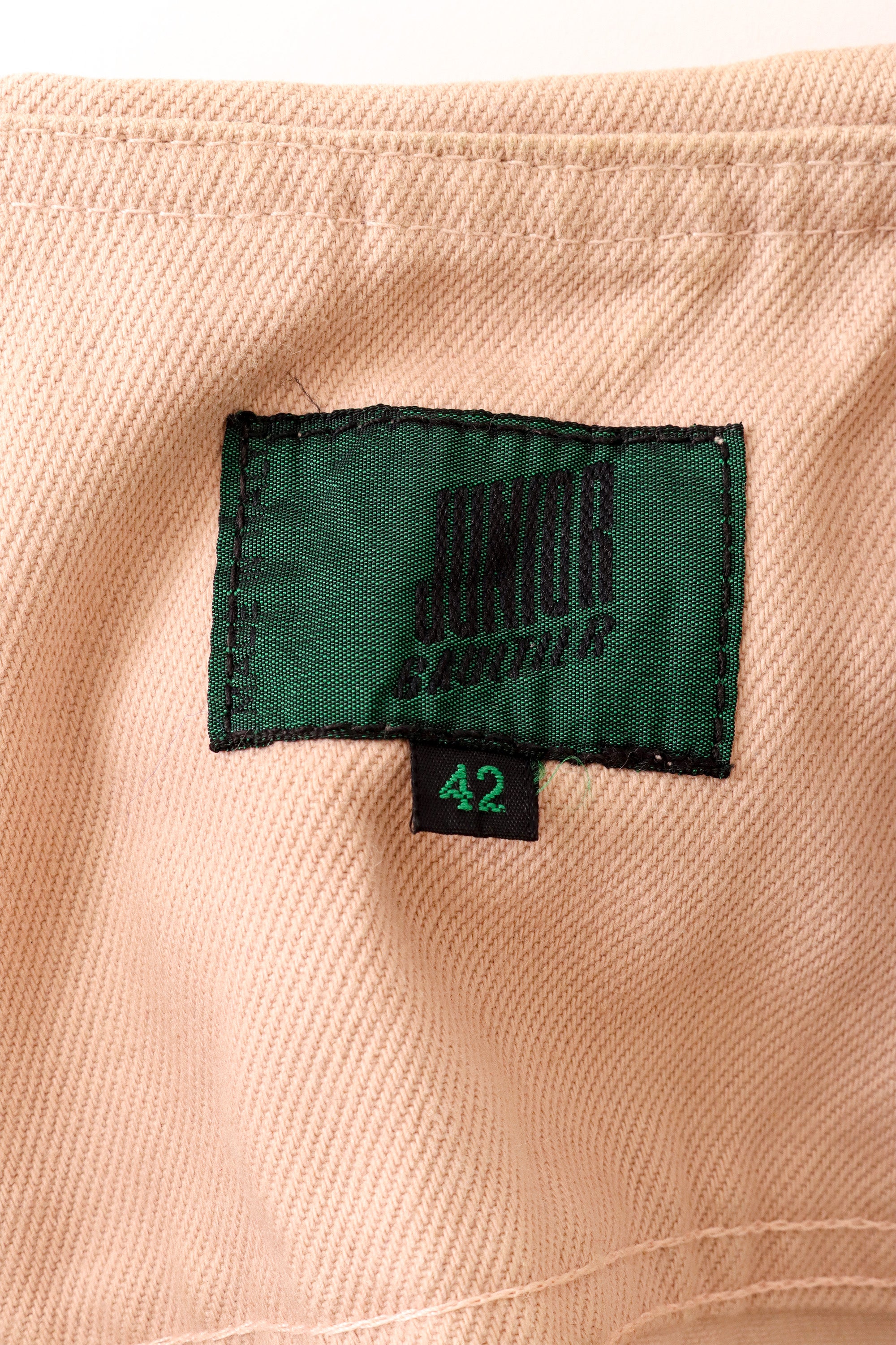 Sailor peplum jacket label @ Recess LA