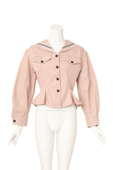 Sailor peplum jacket on mannequin @ Recess LA