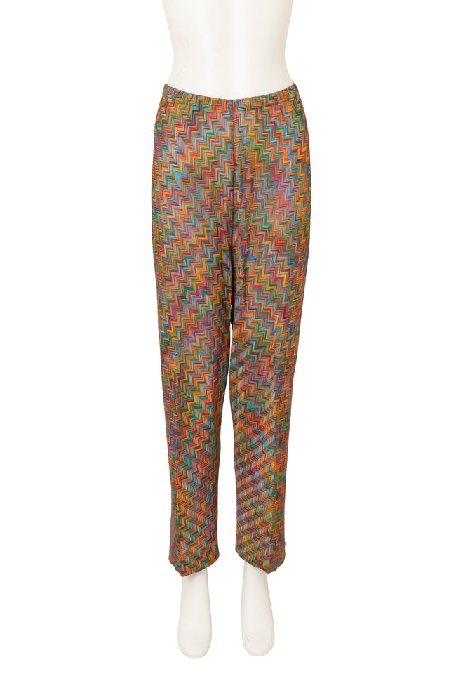 Vintage Missoni Zig Zag Knit Pant on mannequin @ Recess LA