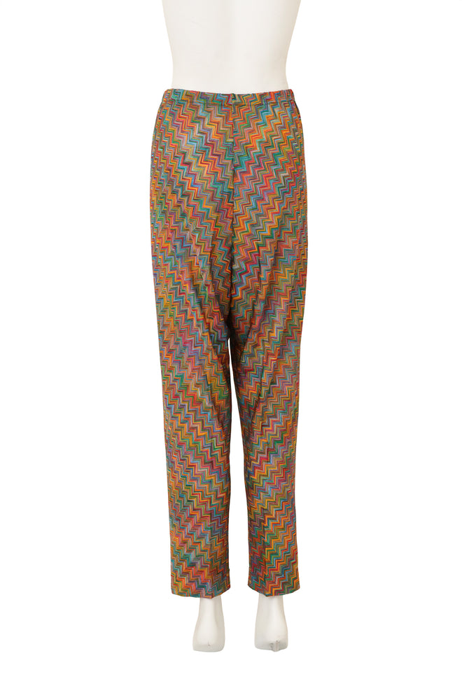 Vintage Missoni Zig Zag Knit Pant on mannequin back @ Recess LA