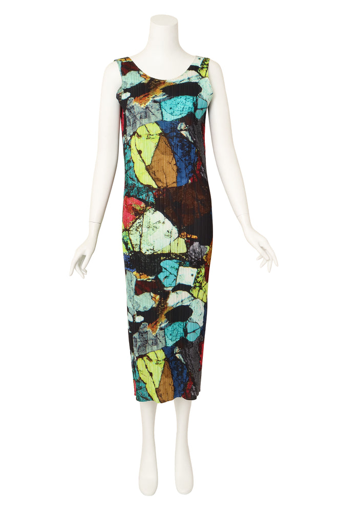 mosaic dress by Issey Miyake on mannequin @ Recess LA