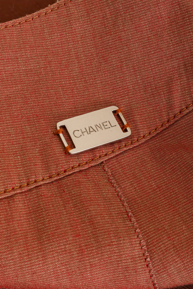 Vintage Chanel Iridescent Carwash Skirt plaque @ Recess LA