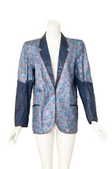 leather blazer by Roberto Cavalli on mannequin @ Recess LA