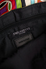 Mod Print Chain Clutch by Emilio Pucci interior signature @ Recess LA