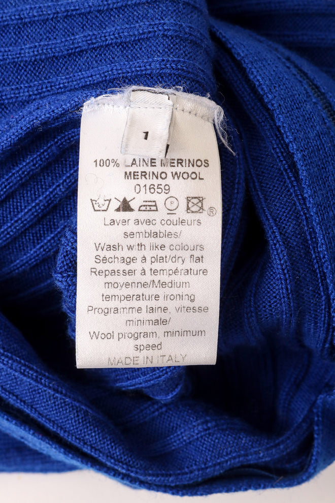 wool jumpsuit by Courrèges fabric tag @ Recess LA