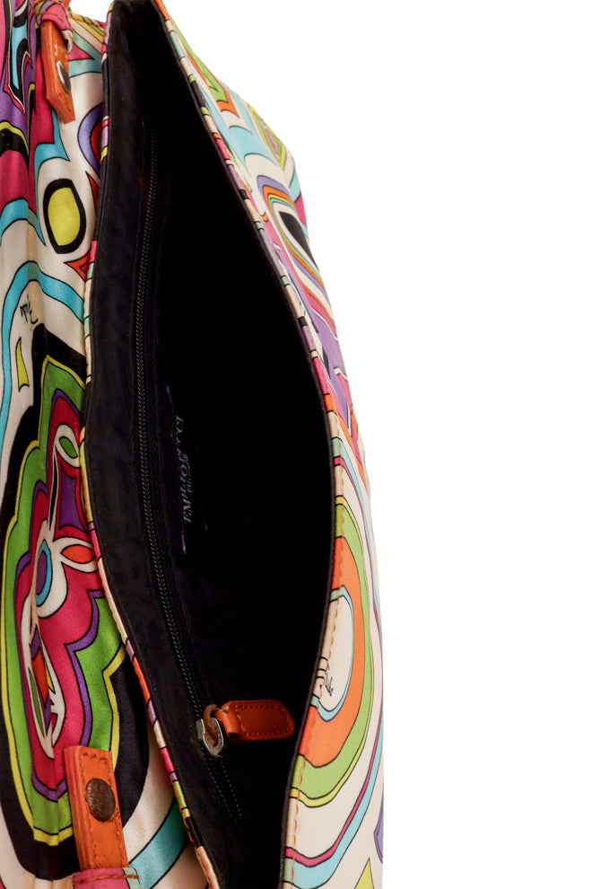 Mod Print Chain Clutch by Emilio Pucci inside @ Recess LA