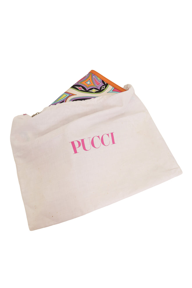 Mod Print Chain Clutch by Emilio Pucci bag in dust bag @ Recess LA