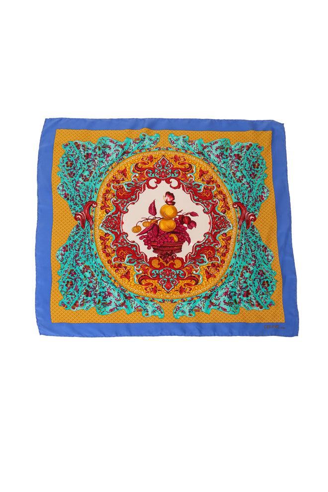 Vintage Celine Fruit Bowl Filigree Scarf @ Recess LA