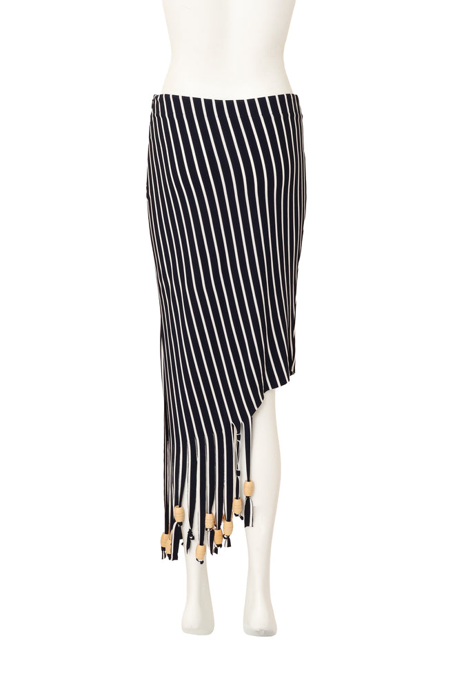 striped skirt skirt by Angelo Tarlazzi on mannequin back @ Recess LA