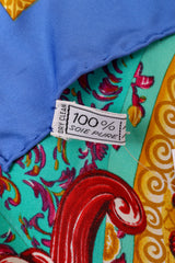 Vintage Celine Fruit Bowl Filigree Scarf label @ Recess LA