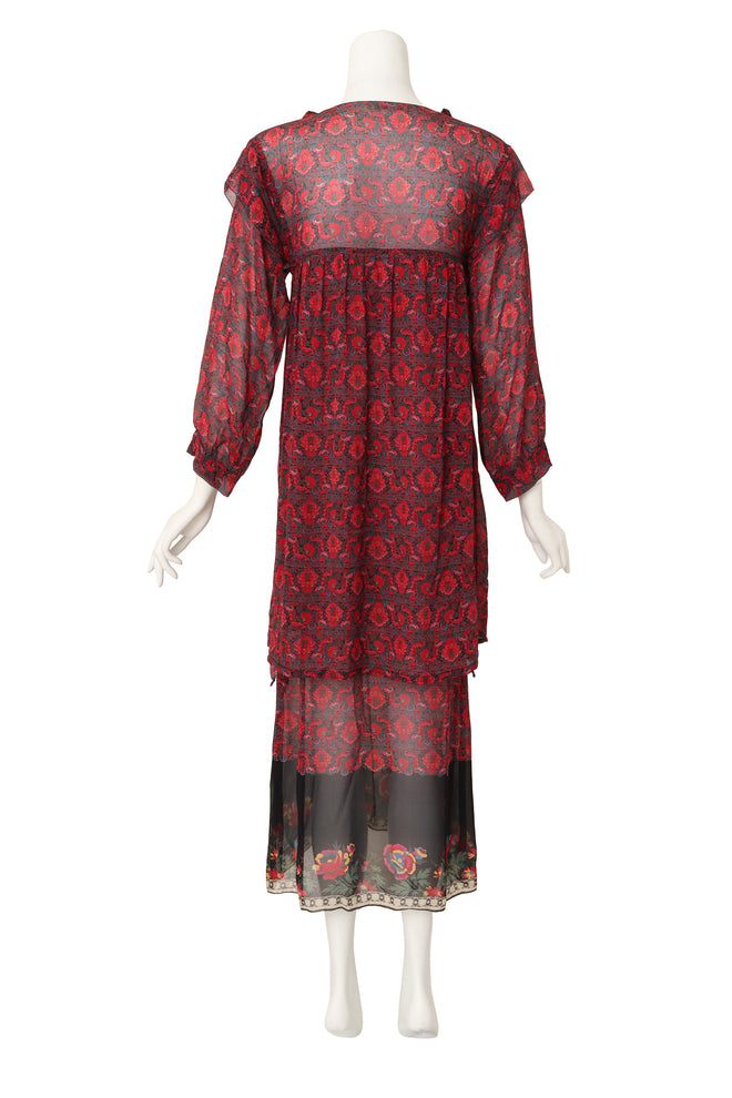 chiffon dress by Sonia Rykiel on mannequin back @ Recess LA