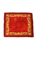 Vintage Valentino Brocade Filigree Border Scarf @ Recess LA