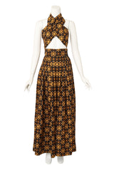 pleated skirt by Pierre Cardin on mannequin with top @ Recess LA