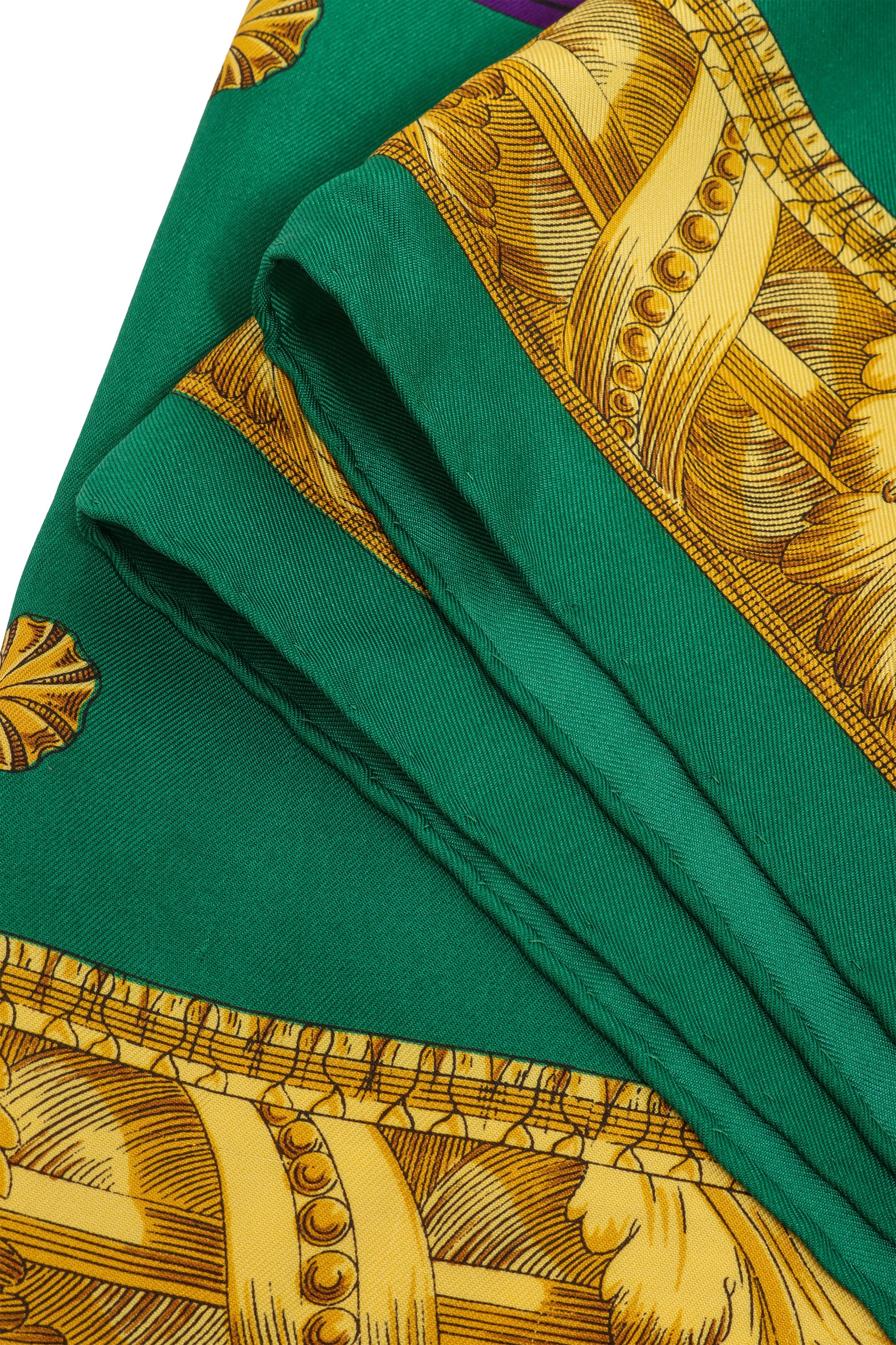 Vintage Celine Greek Quartet Scarf edges @ Recess LA
