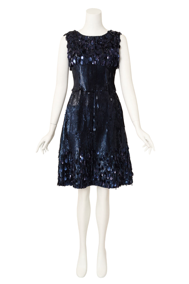 vintage beaded cocktail dress on mannequin @ Recess LA