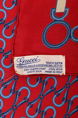 Vintage Gucci Belt Border Scarf label @ Recess LA