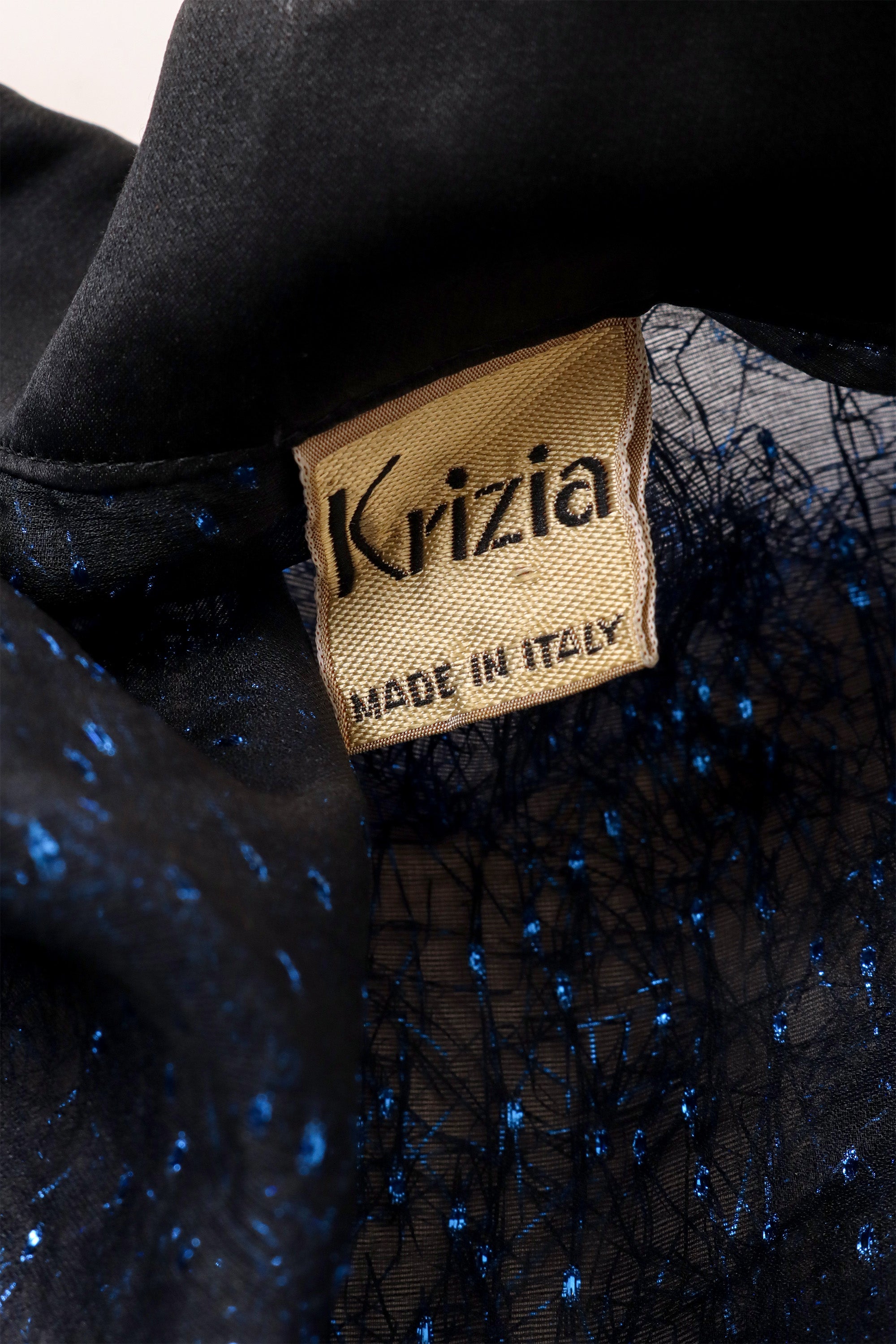 tinsel fringe top by Krizia label @ Recess LA