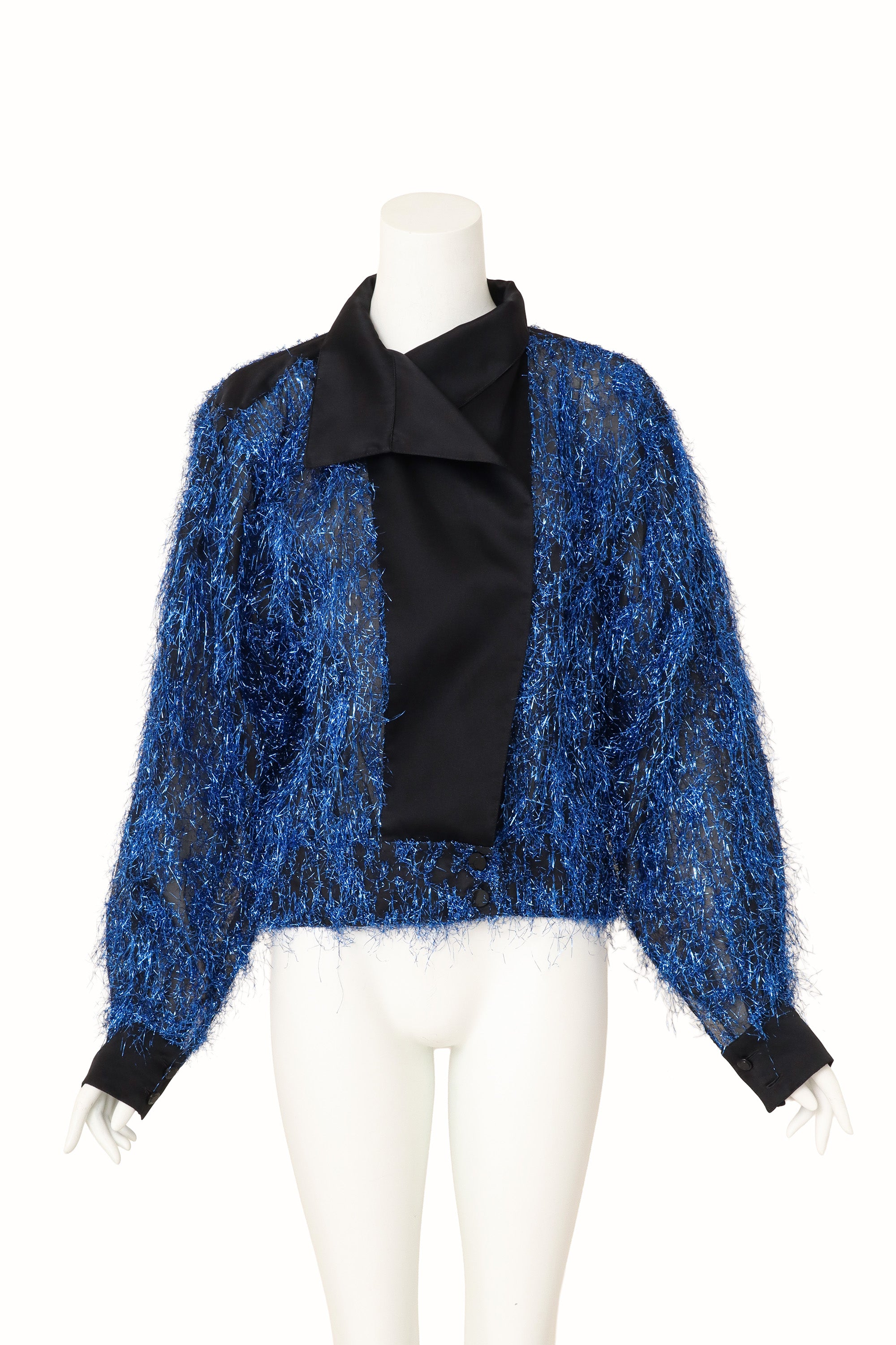 tinsel fringe top by Krizia on mannequin @ Recess LA