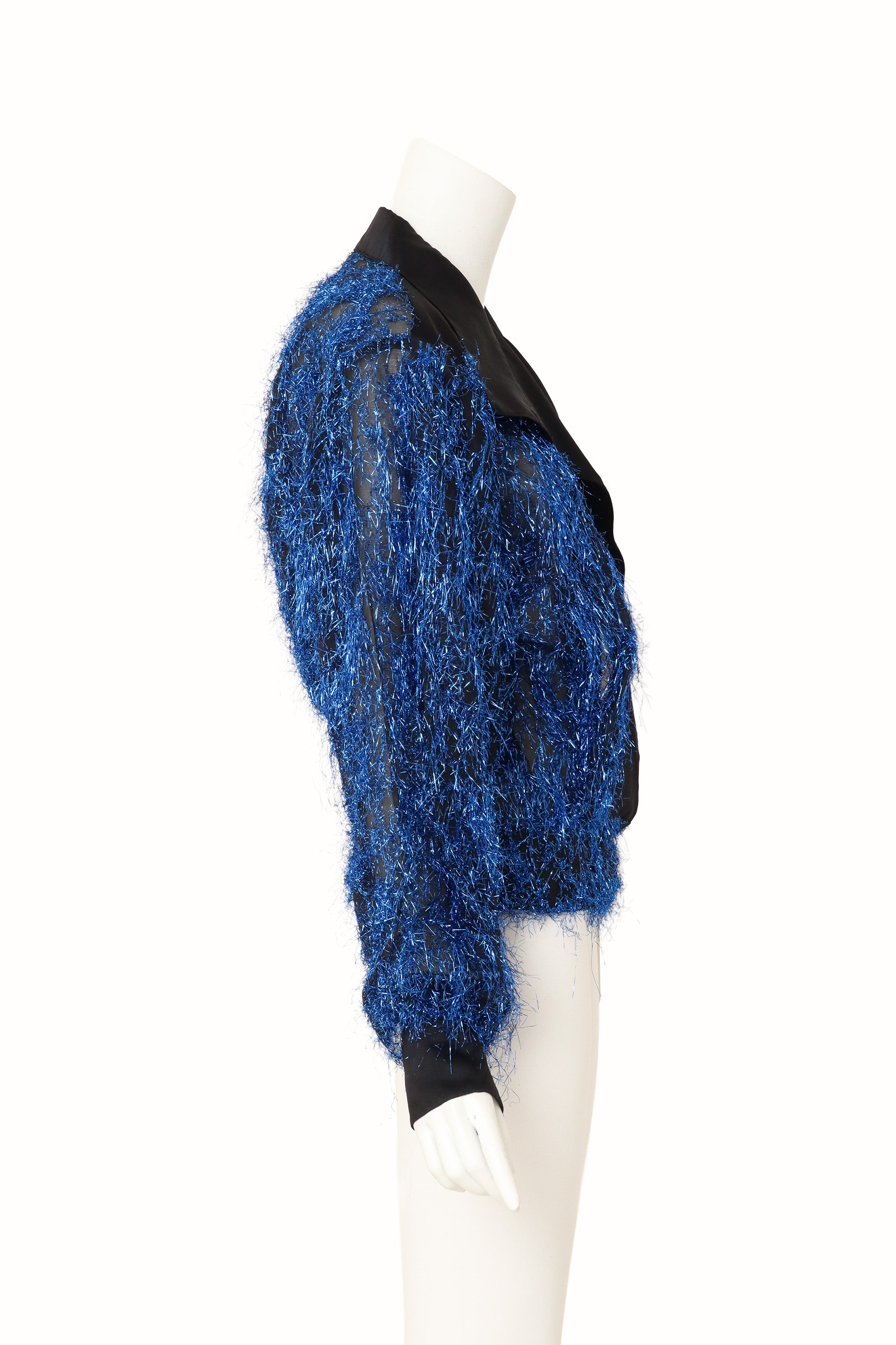 tinsel fringe top by Krizia on mannequin side @ Recess LA