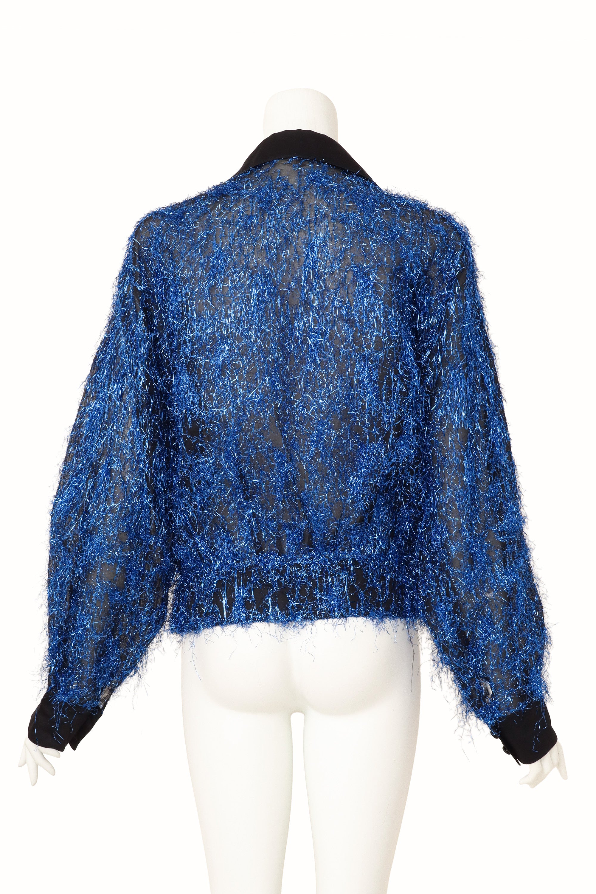 tinsel fringe top by Krizia on mannequin back @ Recess LA