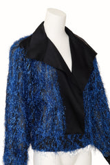 tinsel fringe top by Krizia on mannequin close @ Recess LA