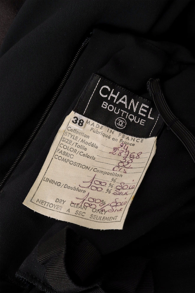 halter cocktail dress by Chanel label @ Recess LA