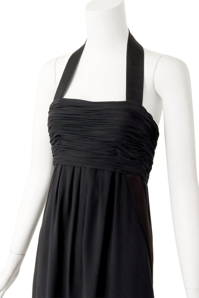 halter cocktail dress by Chanel on mannequin close @ Recess LA