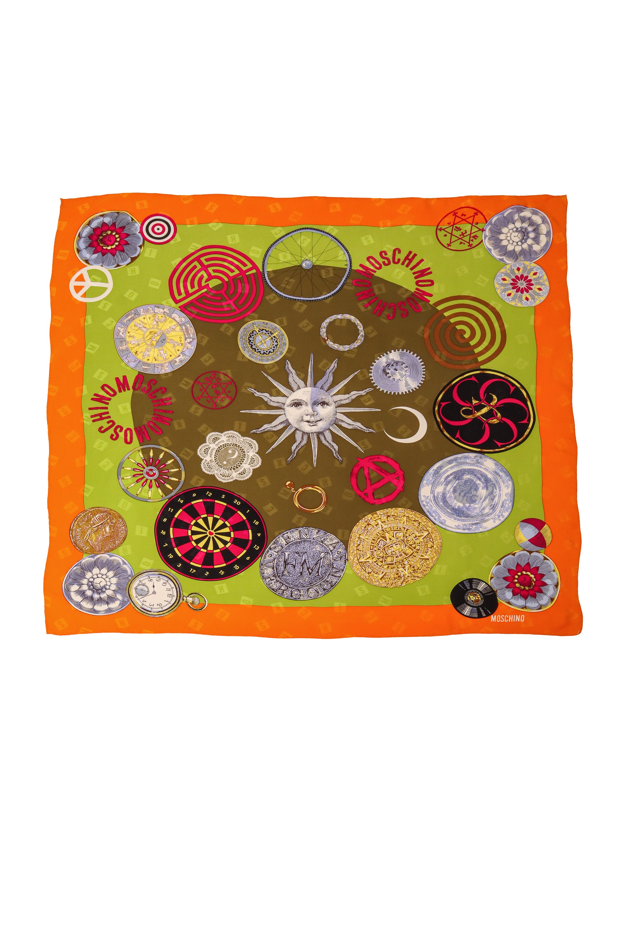 Vintage Moschino Large Zodiac Scarf @ Recess LA
